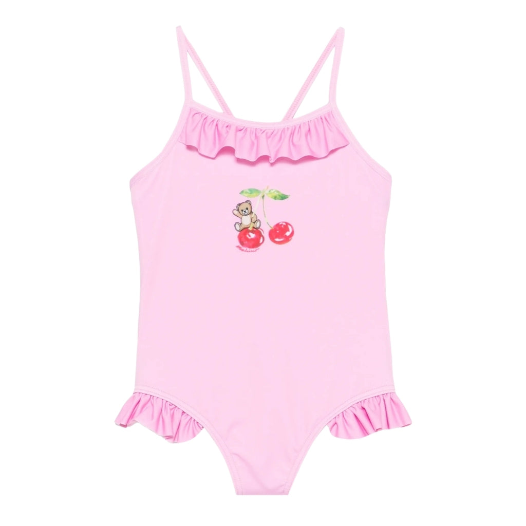 Moschino Kids Teddy Cherry Swimsuit