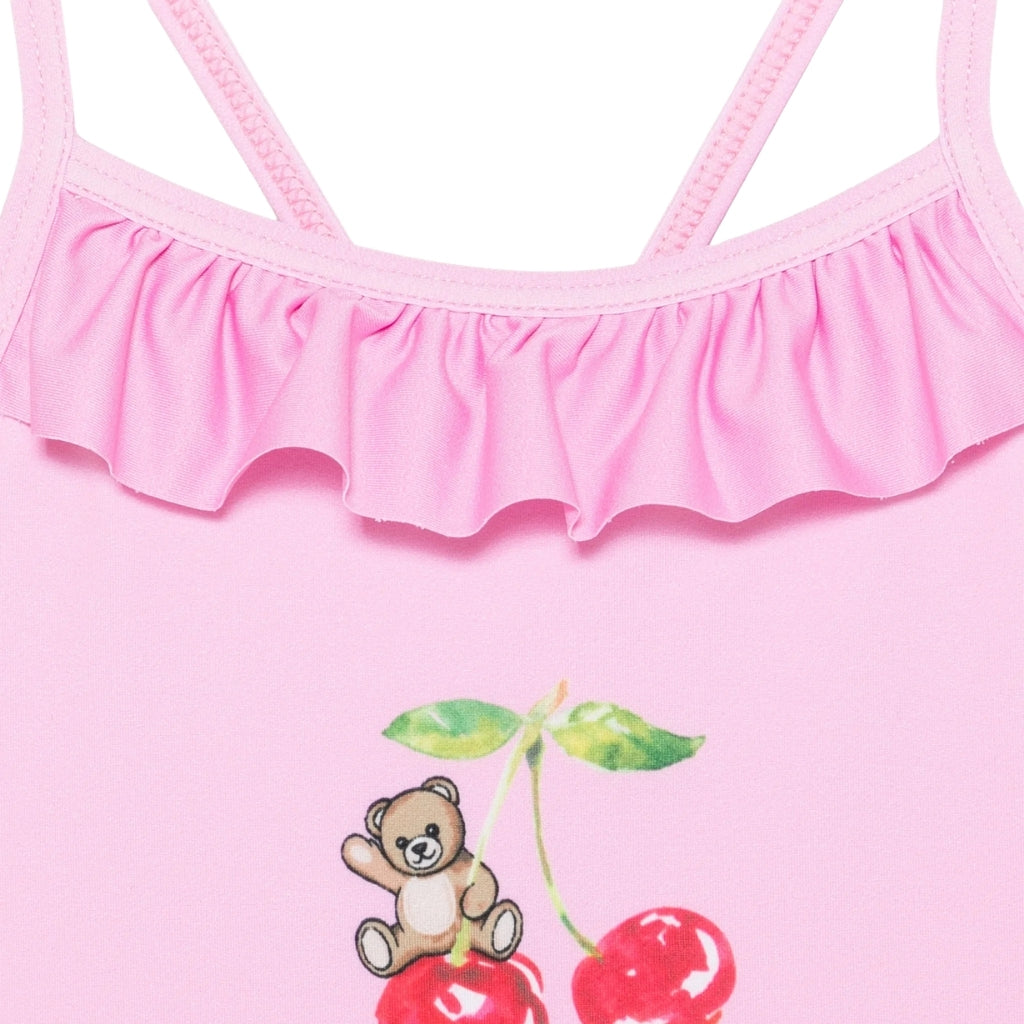 Moschino Kids Teddy Cherry Swimsuit