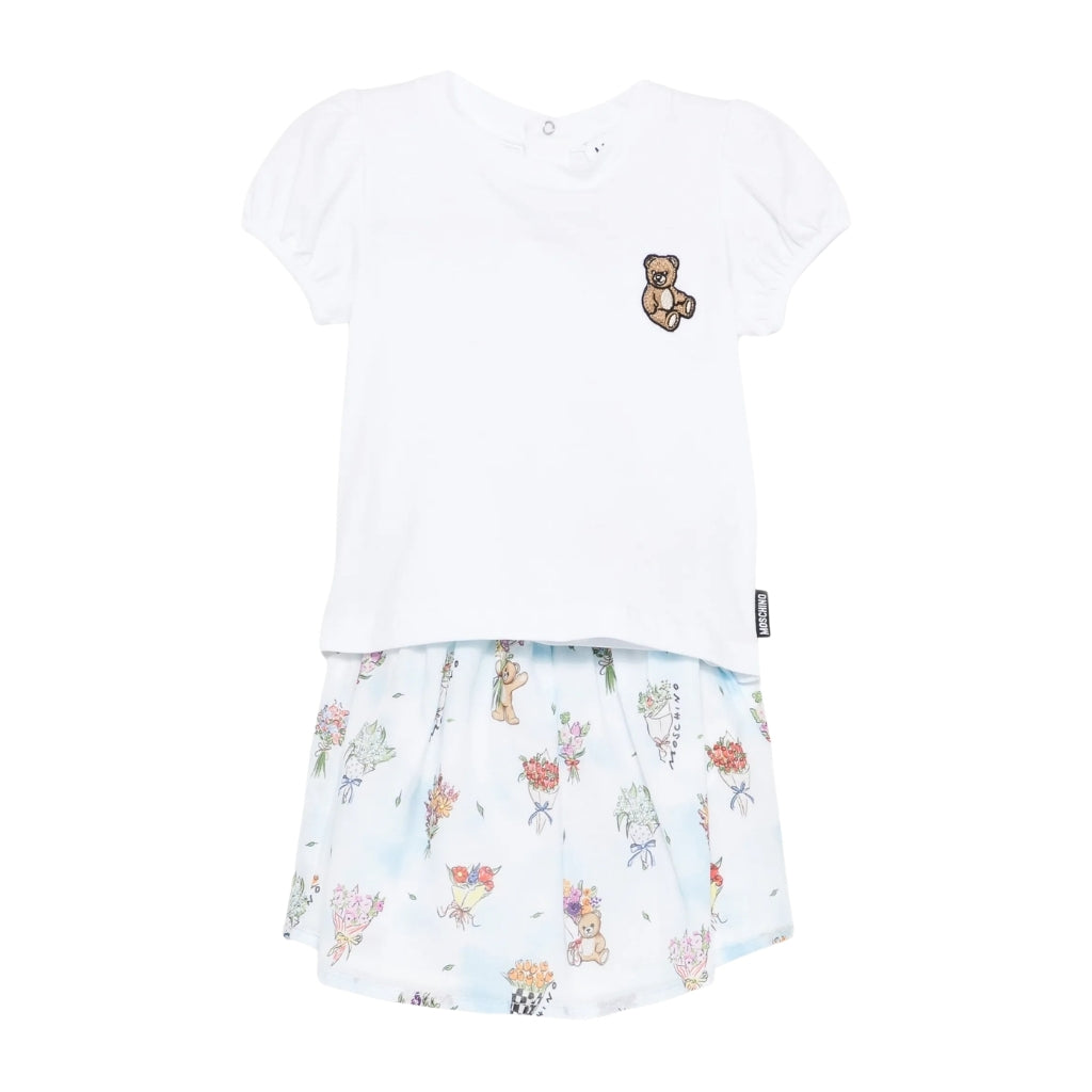 Moschino Kids T-Shirt And Skirt Set
