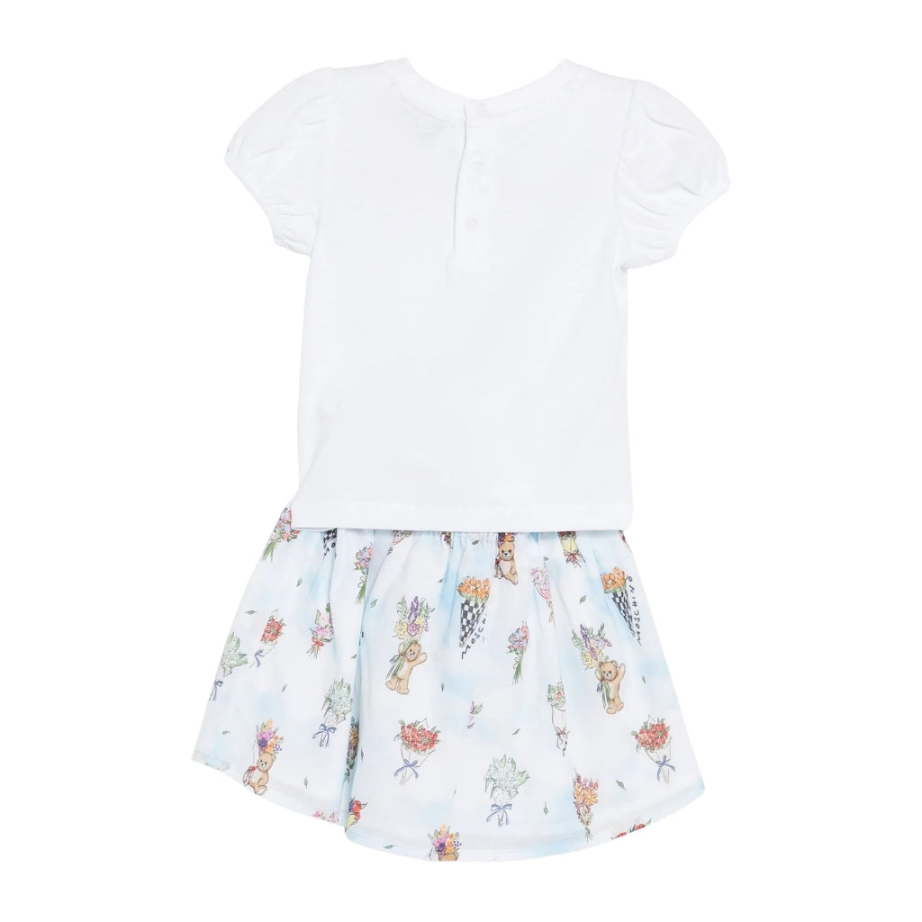 Moschino Kids T-Shirt And Skirt Set
