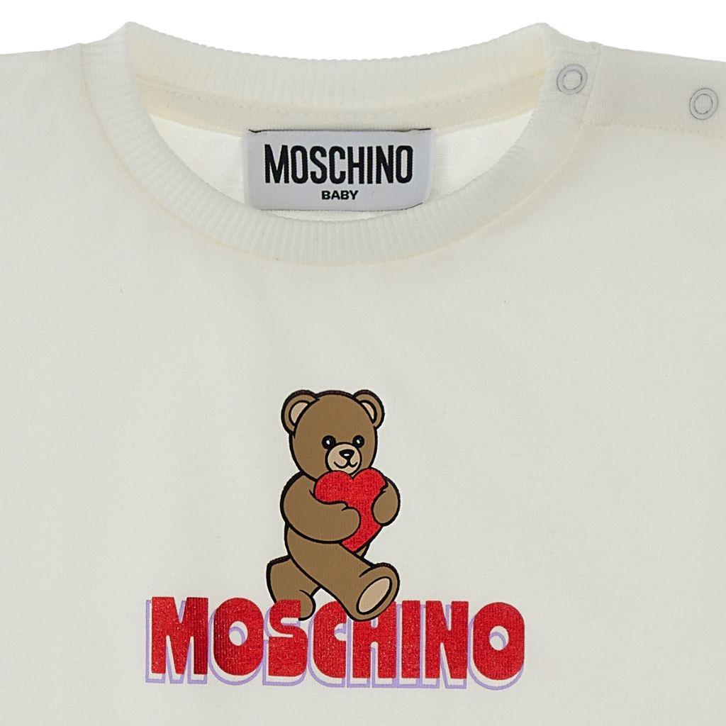 Moschino Kids Teddy Heart T-Shirt