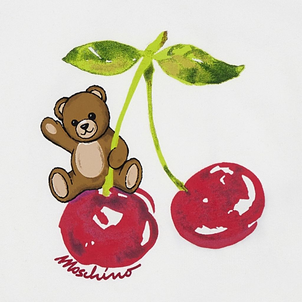 Moschino Kids Teddy Cherry T-Shirt