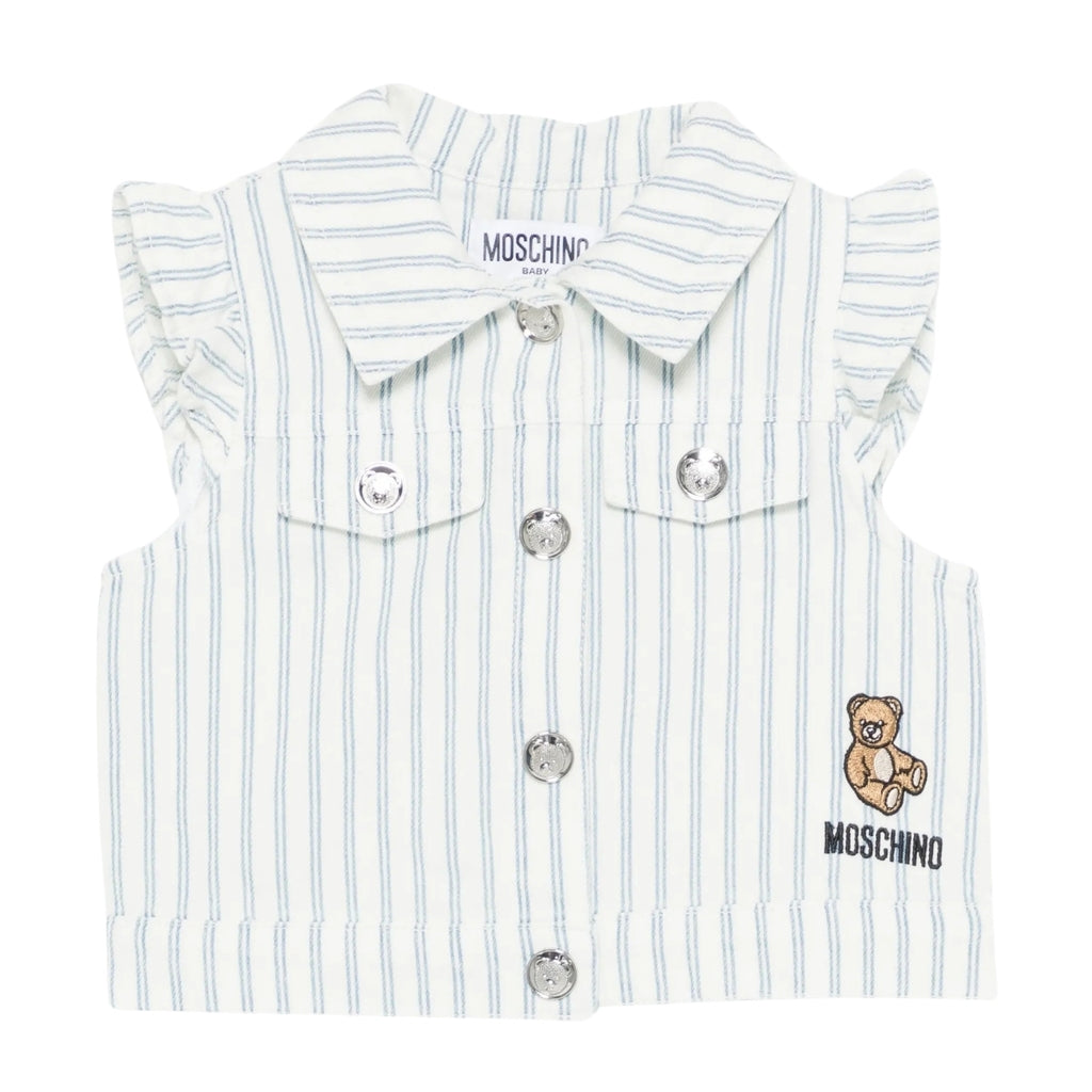 Moschino Kids Stripes Gilet