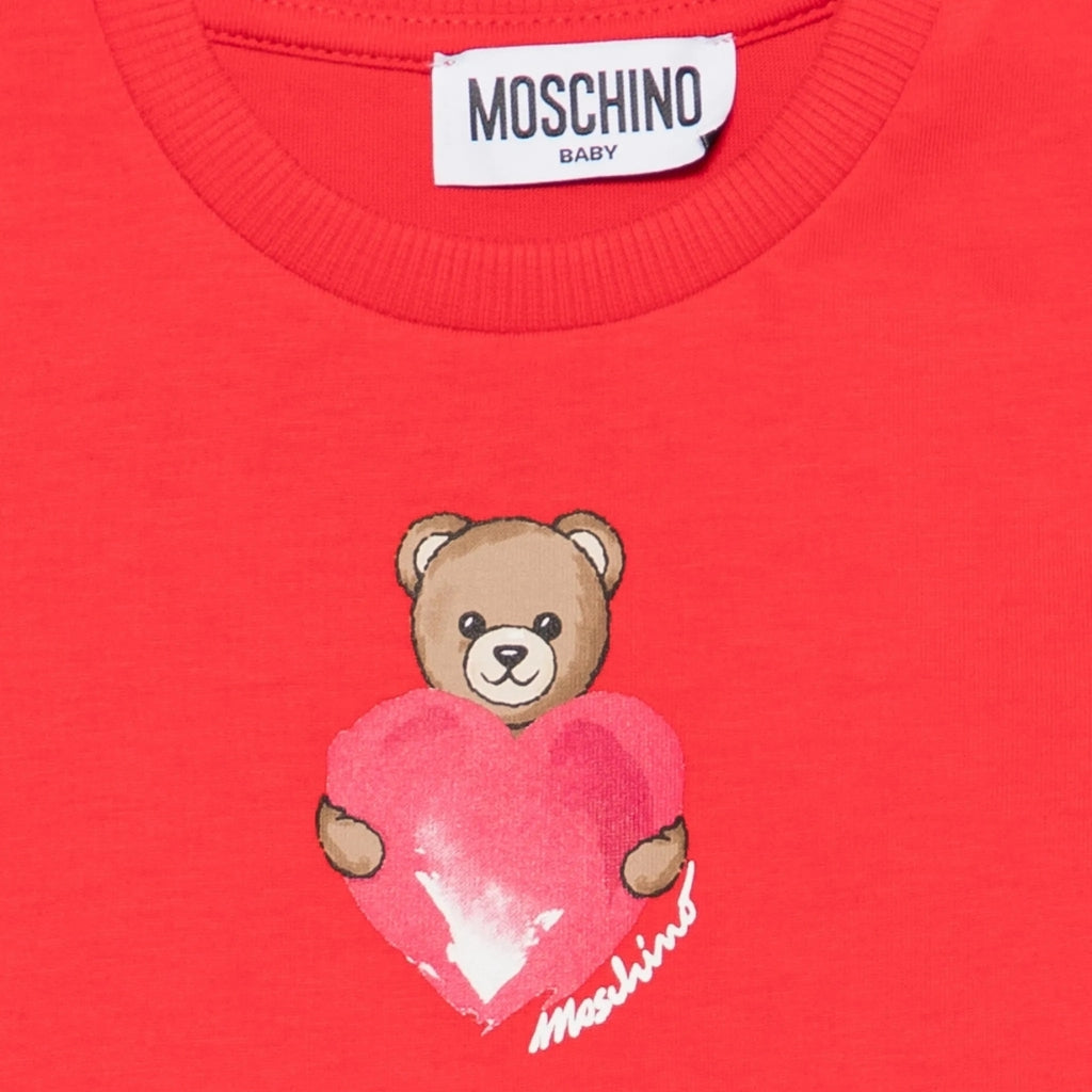 Moschino Kids Teddy Heart Dress