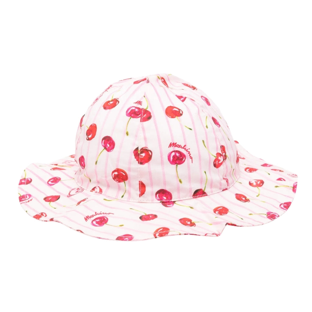 Moschino Kids Allover Cherries Bucket Hat