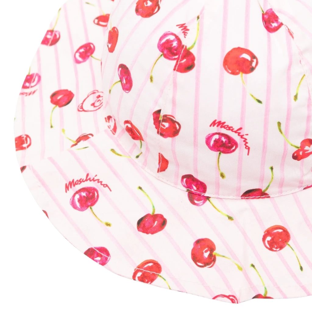 Moschino Kids Allover Cherries Bucket Hat