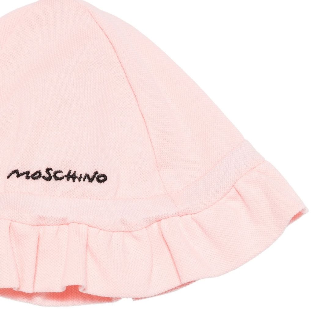 Moschino Kids Romper And Hat Gift Set