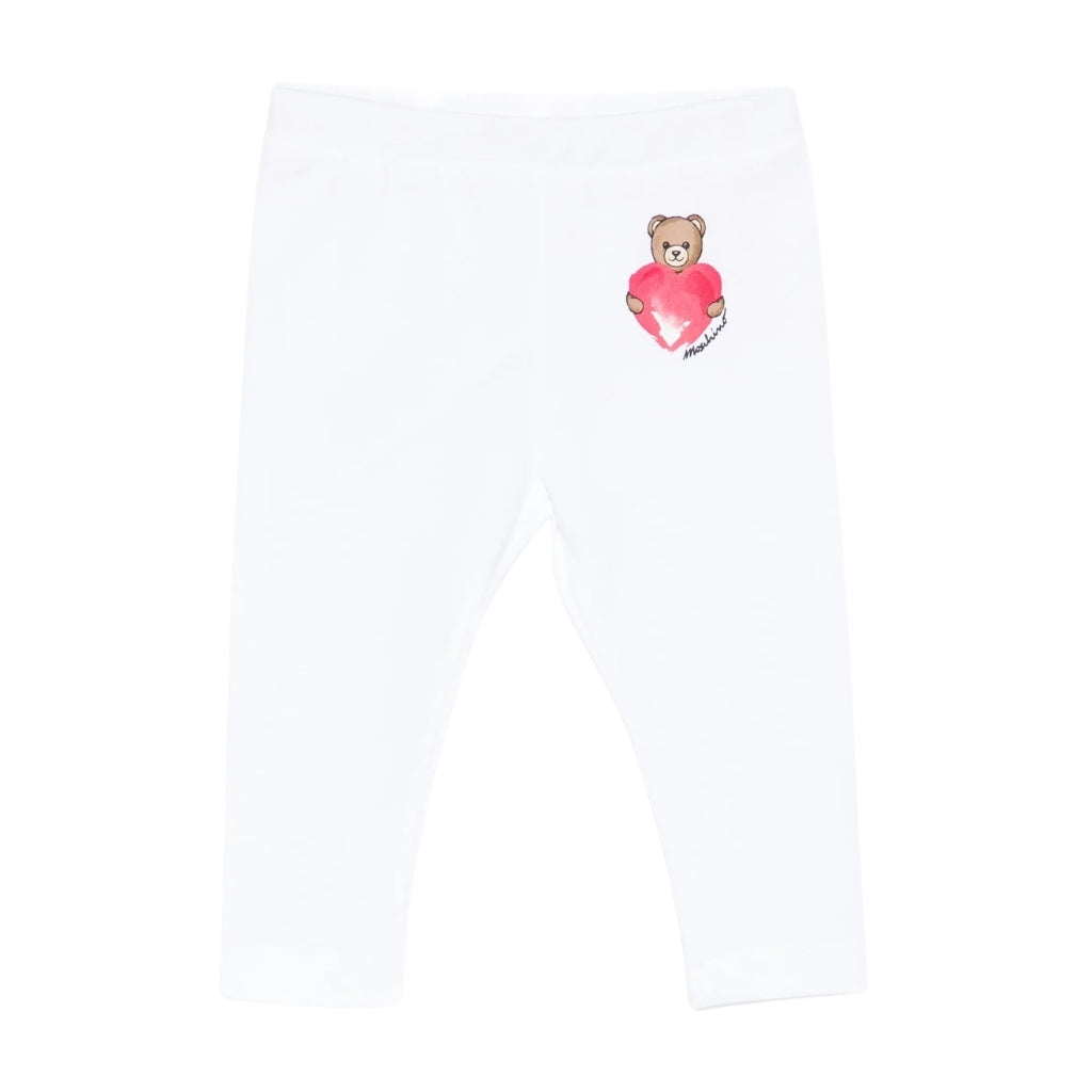 Moschino Kids Teddy Heart Leggings
