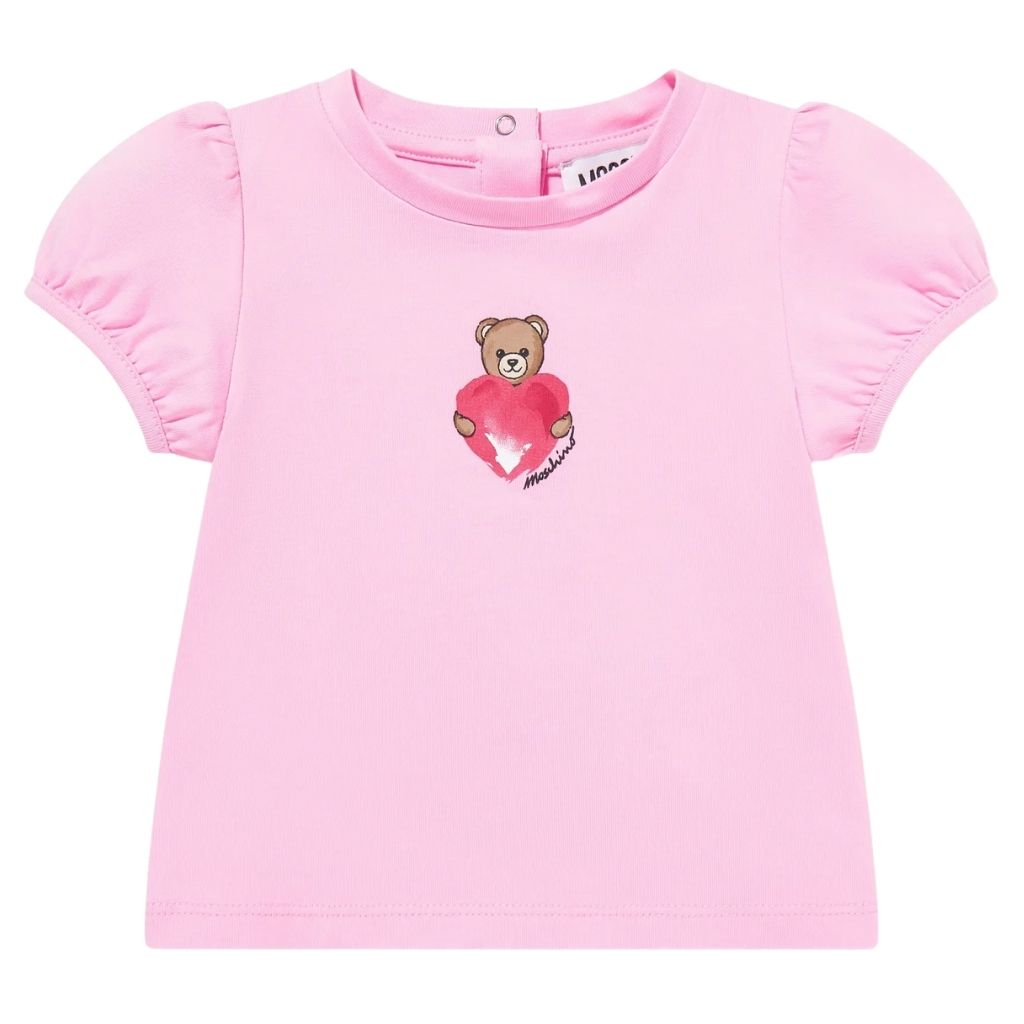 Moschino Kids Teddy Heart T-Shirt