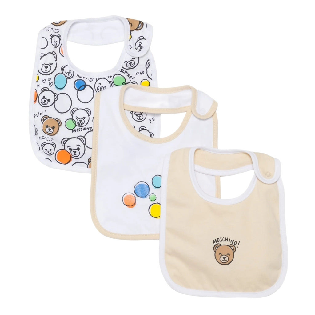 Moschino Kids Bibs Gift Set