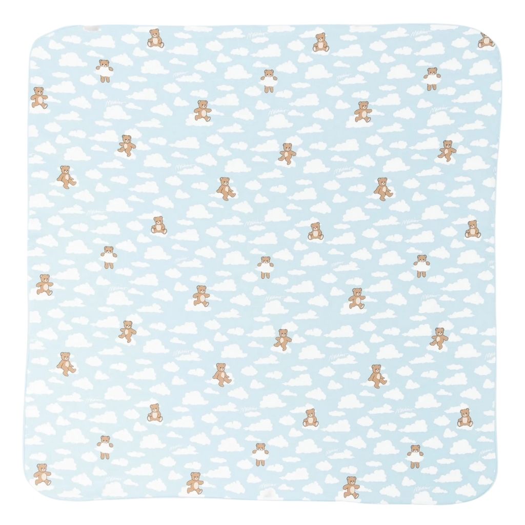 Moschino Kids Allover Clouds Blanket