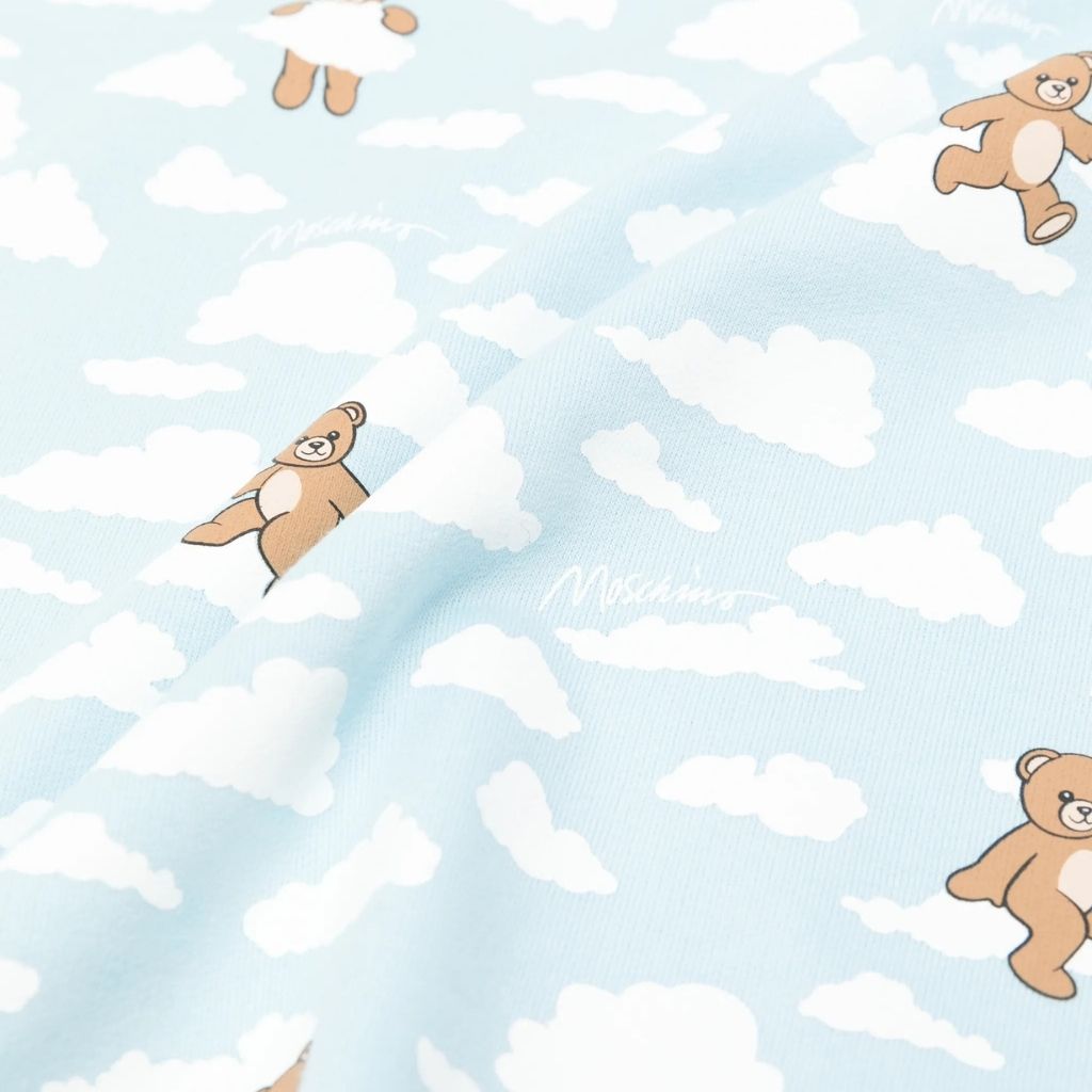 Moschino Kids Allover Clouds Blanket