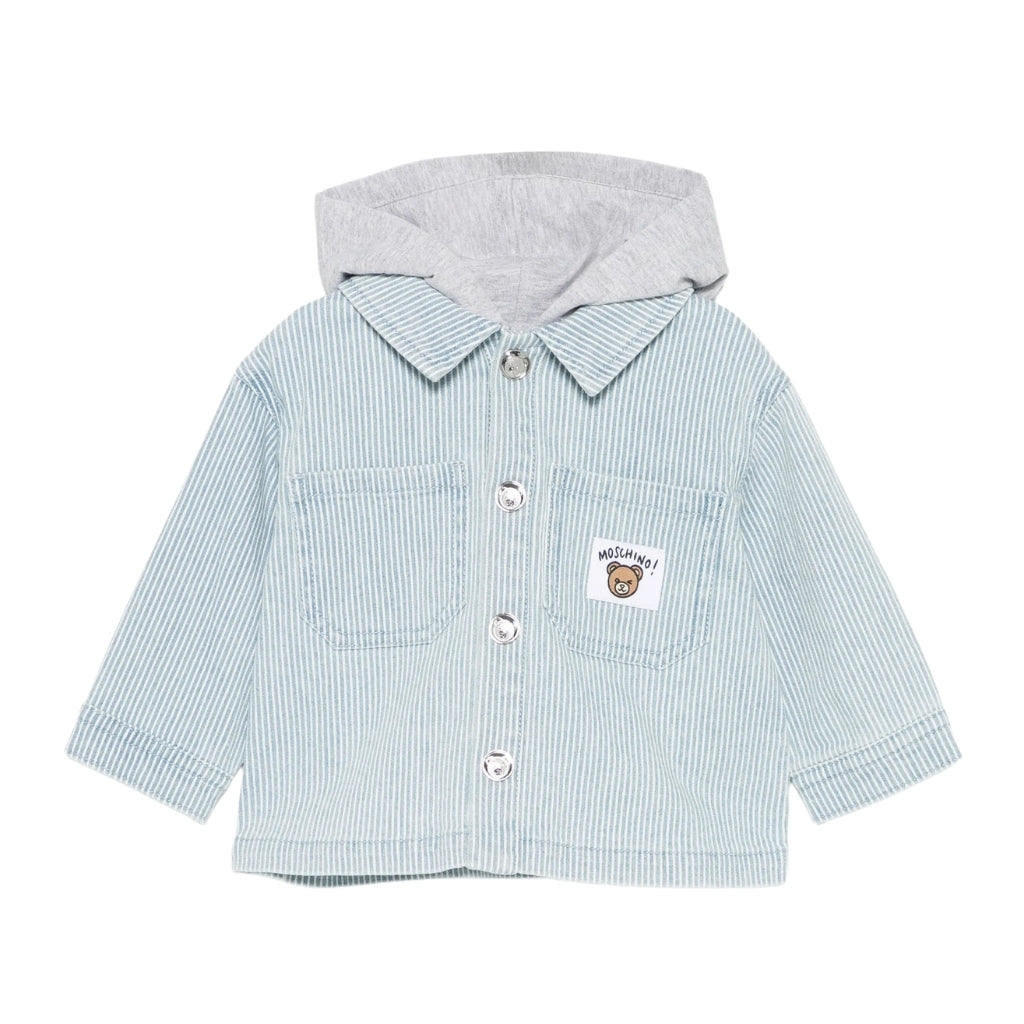 Moschino Kids Stripes Hooded Jacket