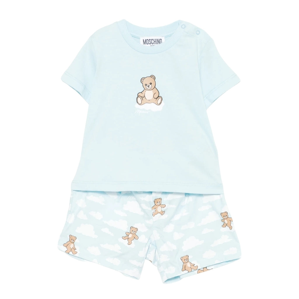 Moschino Kids T-Shirt And Shorts Set