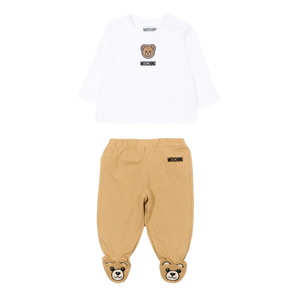 Moschino Kids T-Shirt And Trousers Set