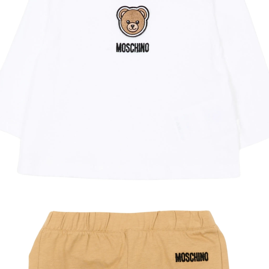 Moschino Kids T-Shirt And Trousers Set