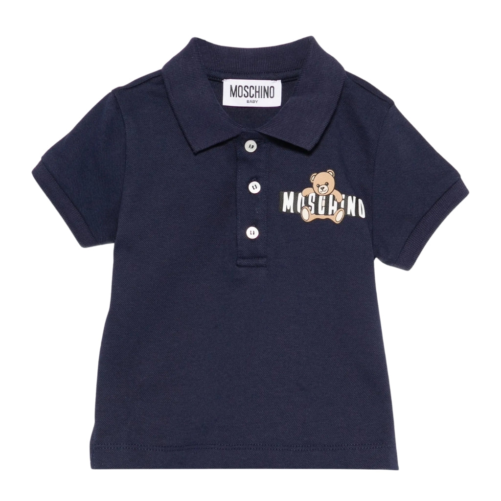 Moschino Kids Teddy Bear Polo-Shirt
