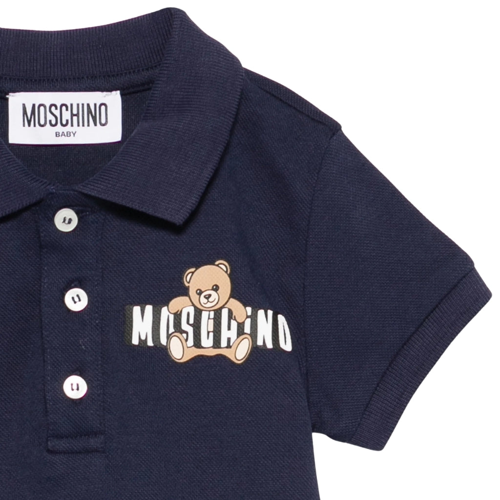 Moschino Kids Teddy Bear Polo-Shirt