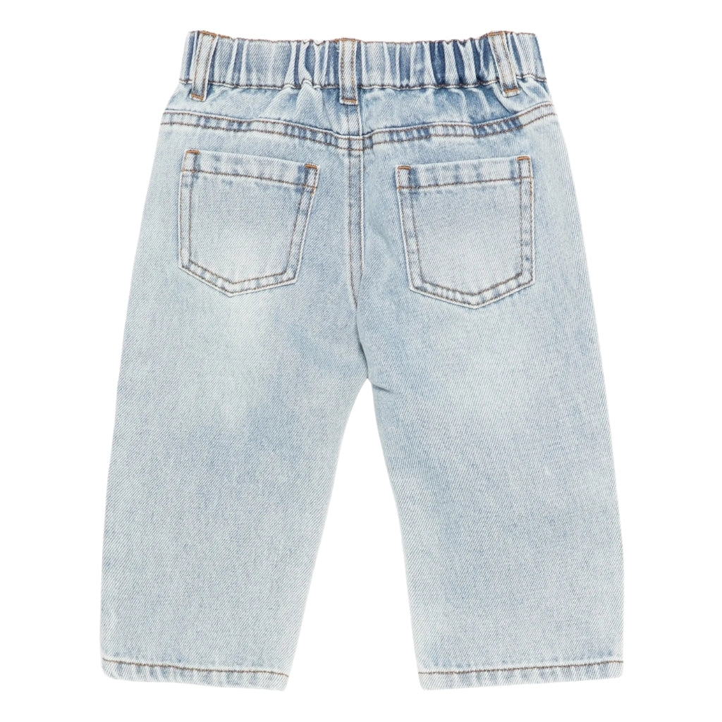 Moschino Kids Teddy Bear Denim Trousers