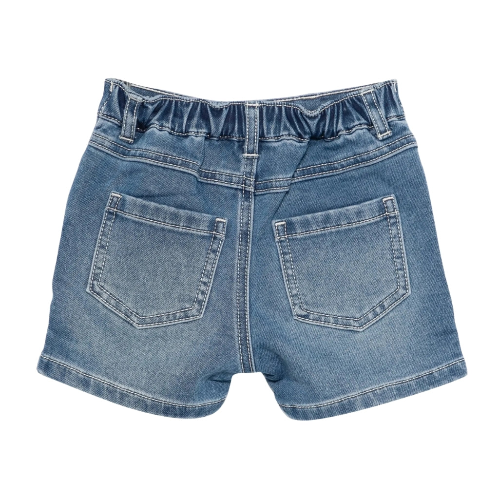 Moschino Kids Teddy Bear Denim Shorts