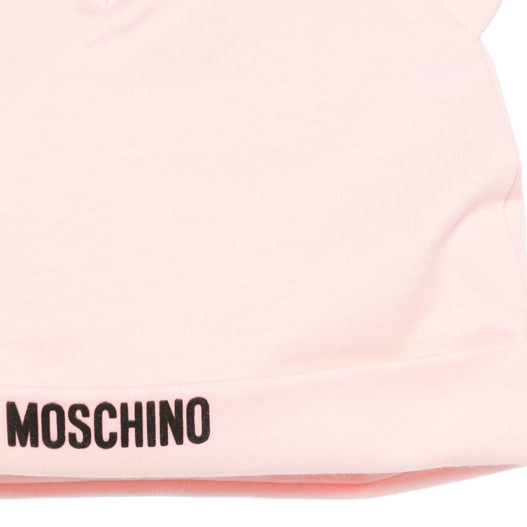 Moschino Kids Romper And Hat Gift Set