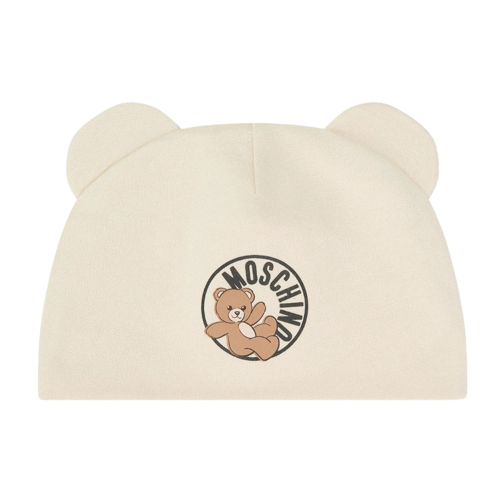 Moschino Kids Romper And Hat Gift Set