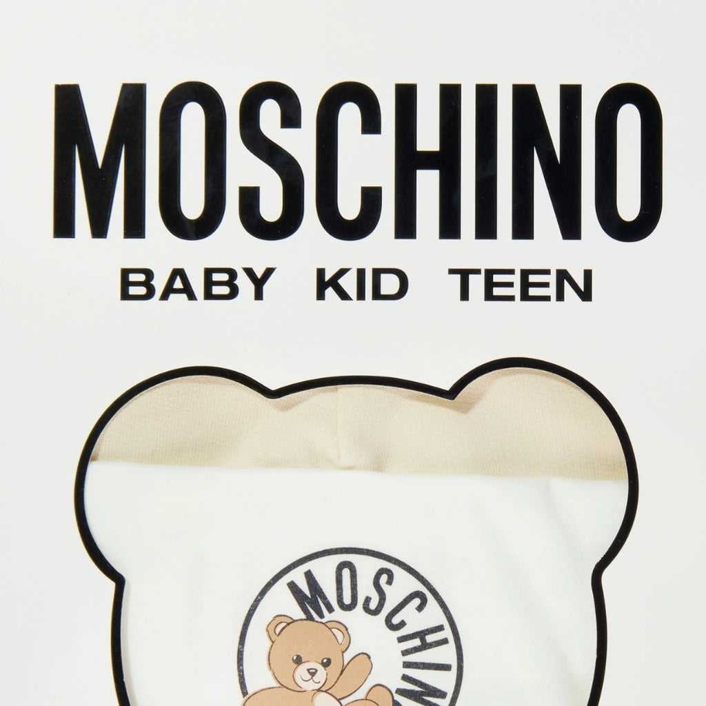 Moschino Kids Romper And Hat Gift Set