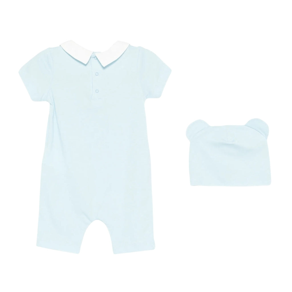 Moschino Kids Romper And Hat Gift Set