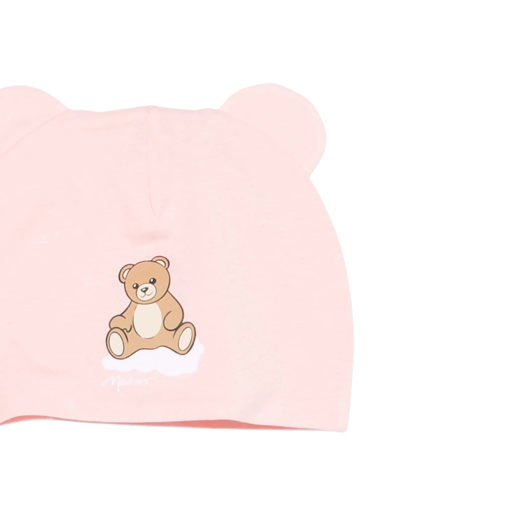 Moschino Kids Romper And Hat Gift Set
