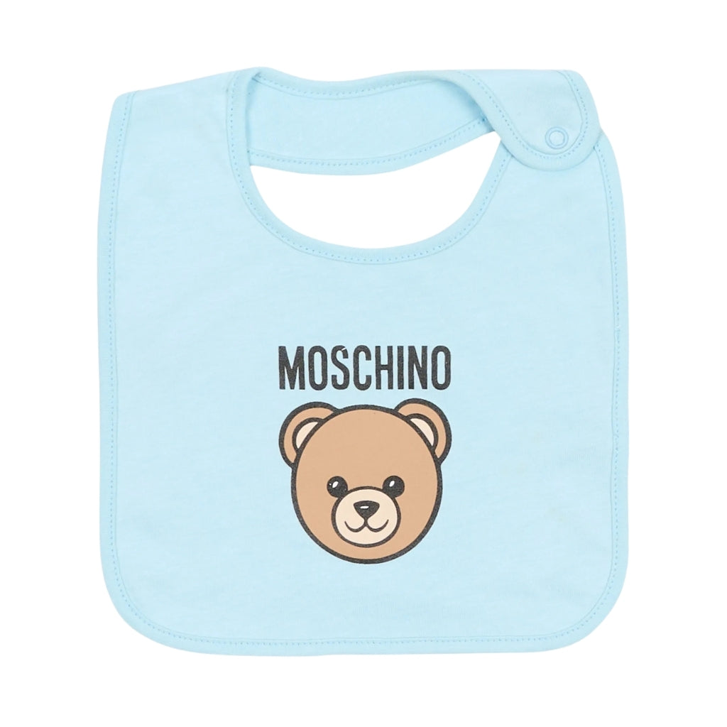Moschino Kids Hat And Bib Set