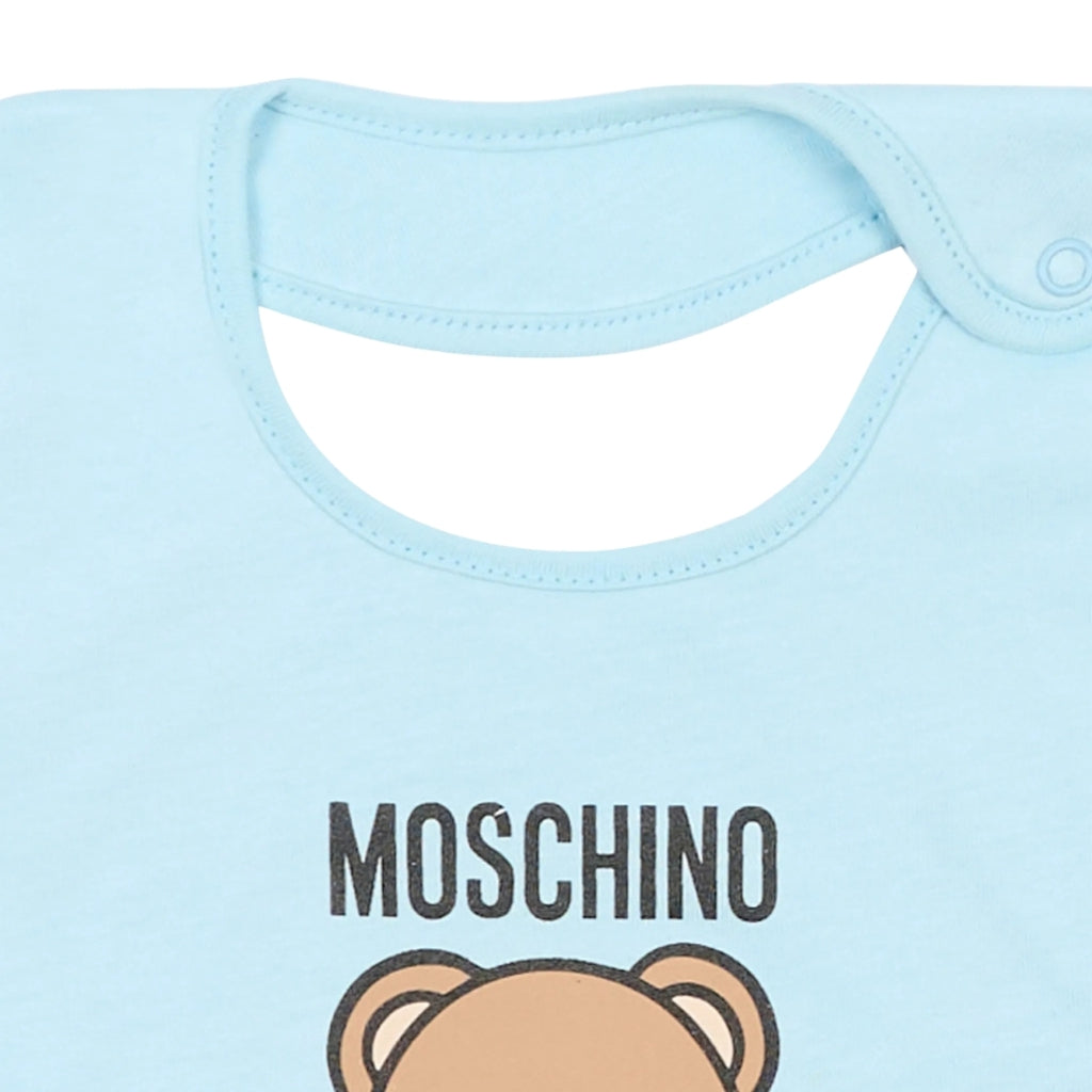 Moschino Kids Hat And Bib Set