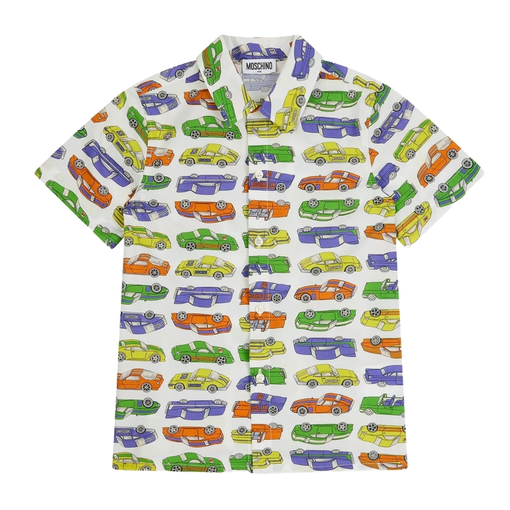 Moschino Kids Allover Graphic Shirt