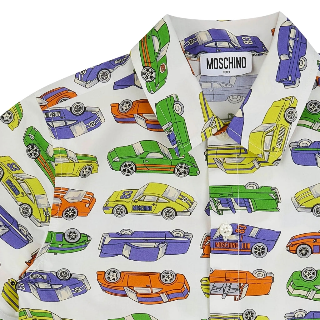 Moschino Kids Allover Graphic Shirt