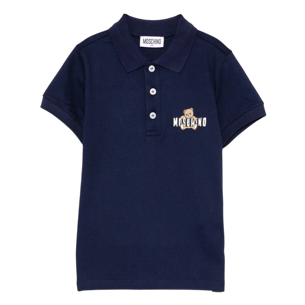 Moschino Kids Teddy Bear Polo-Shirt