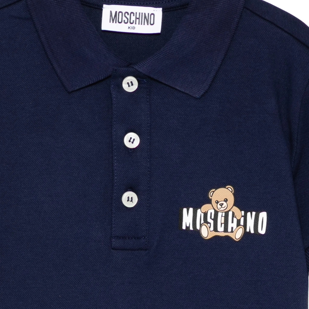 Moschino Kids Teddy Bear Polo-Shirt