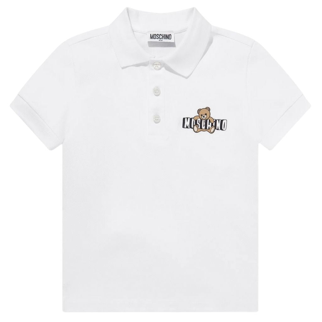 Moschino Kids Teddy Bear Polo-Shirt