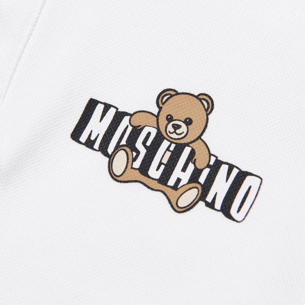 Moschino Kids Teddy Bear Polo-Shirt