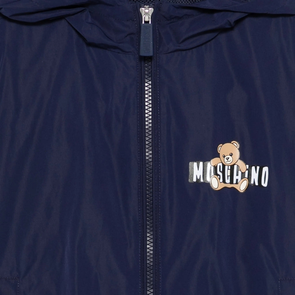 Moschino Kids Teddy Bear Hooded Jacket