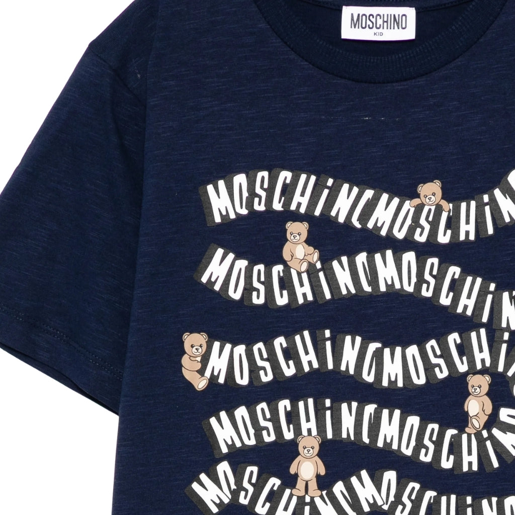 Moschino Kids Logo Maxi T-Shirt