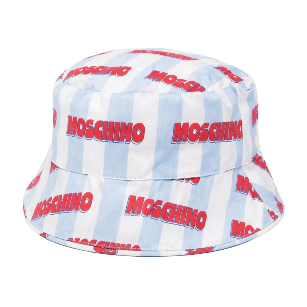 Moschino Kids Graphic Logo Bucket Hat