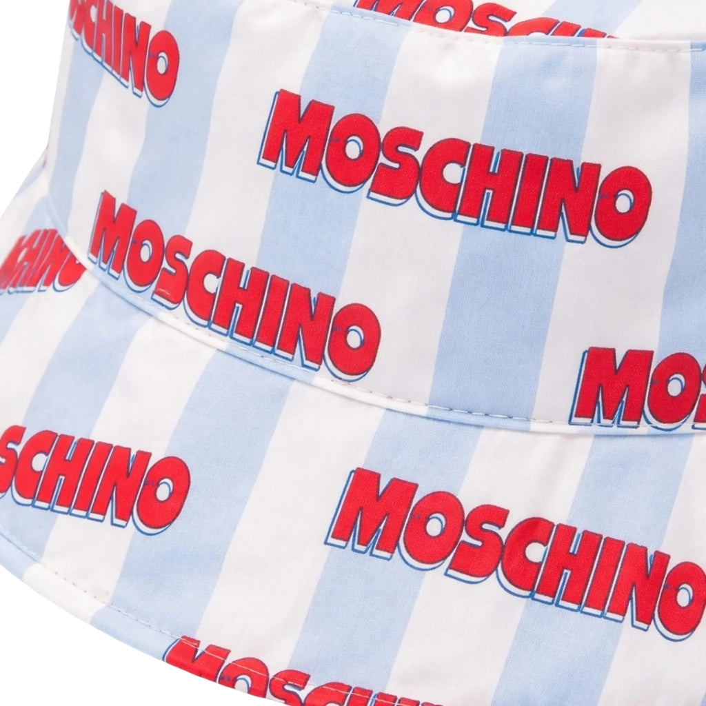 Moschino Kids Graphic Logo Bucket Hat