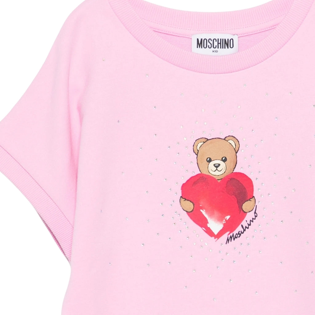 Moschino Kids Teddy Heart Dress
