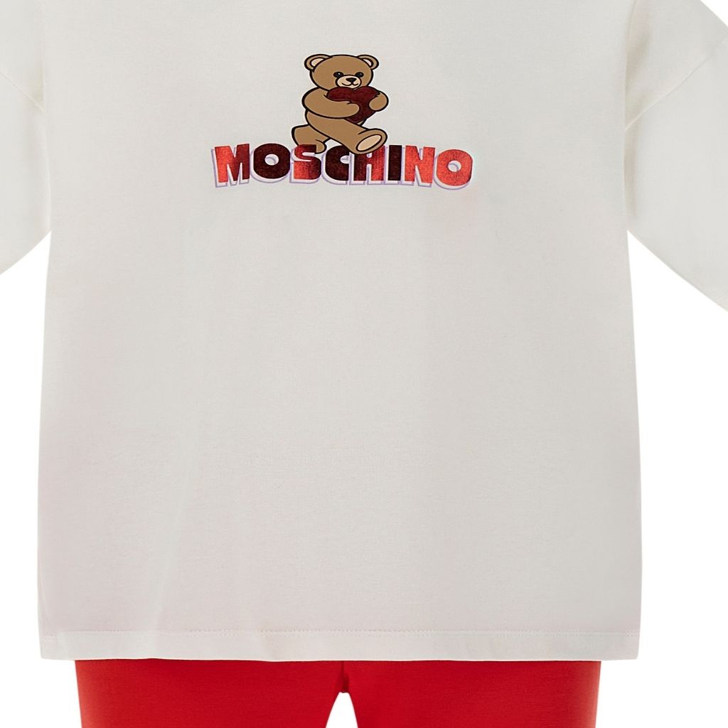 Moschino Kids T-Shirt And Leggings Set