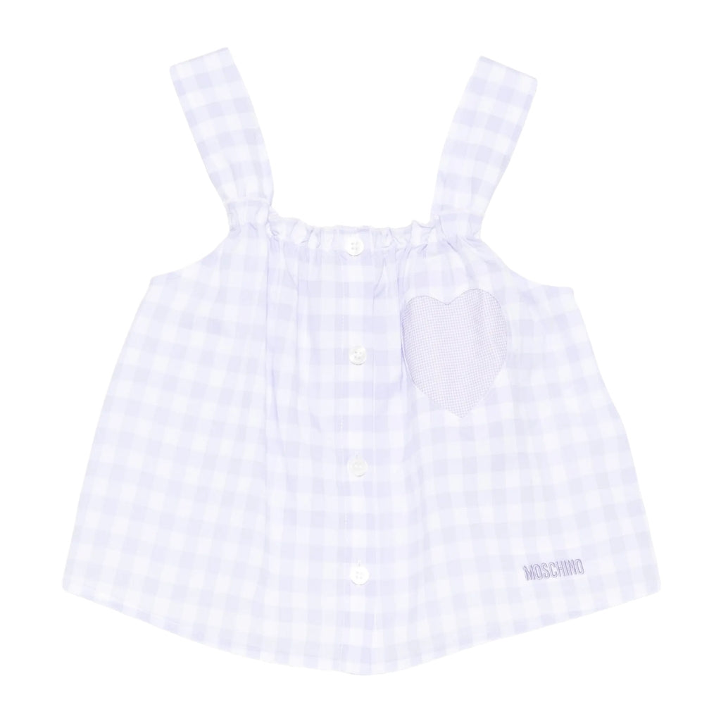 Moschino Kids Check Top