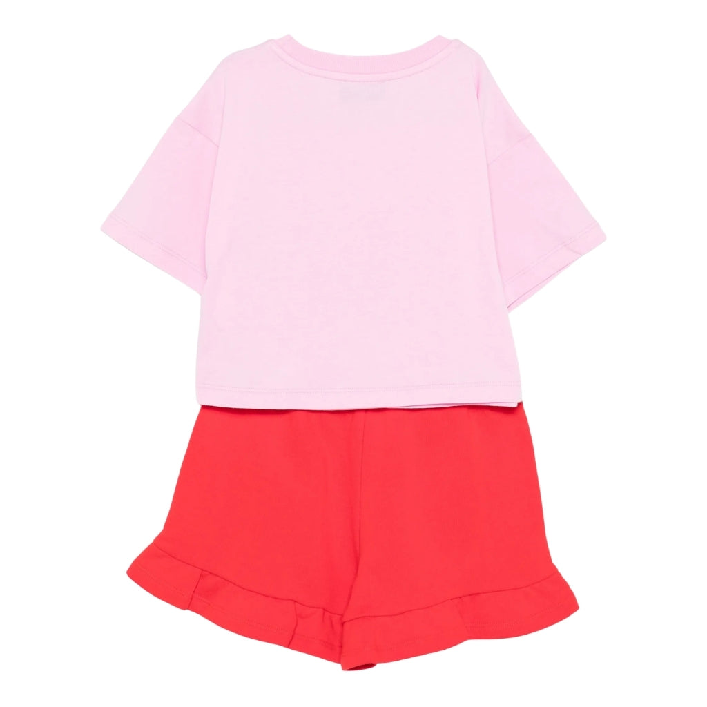 Moschino Kids T-Shirt And Shorts Set