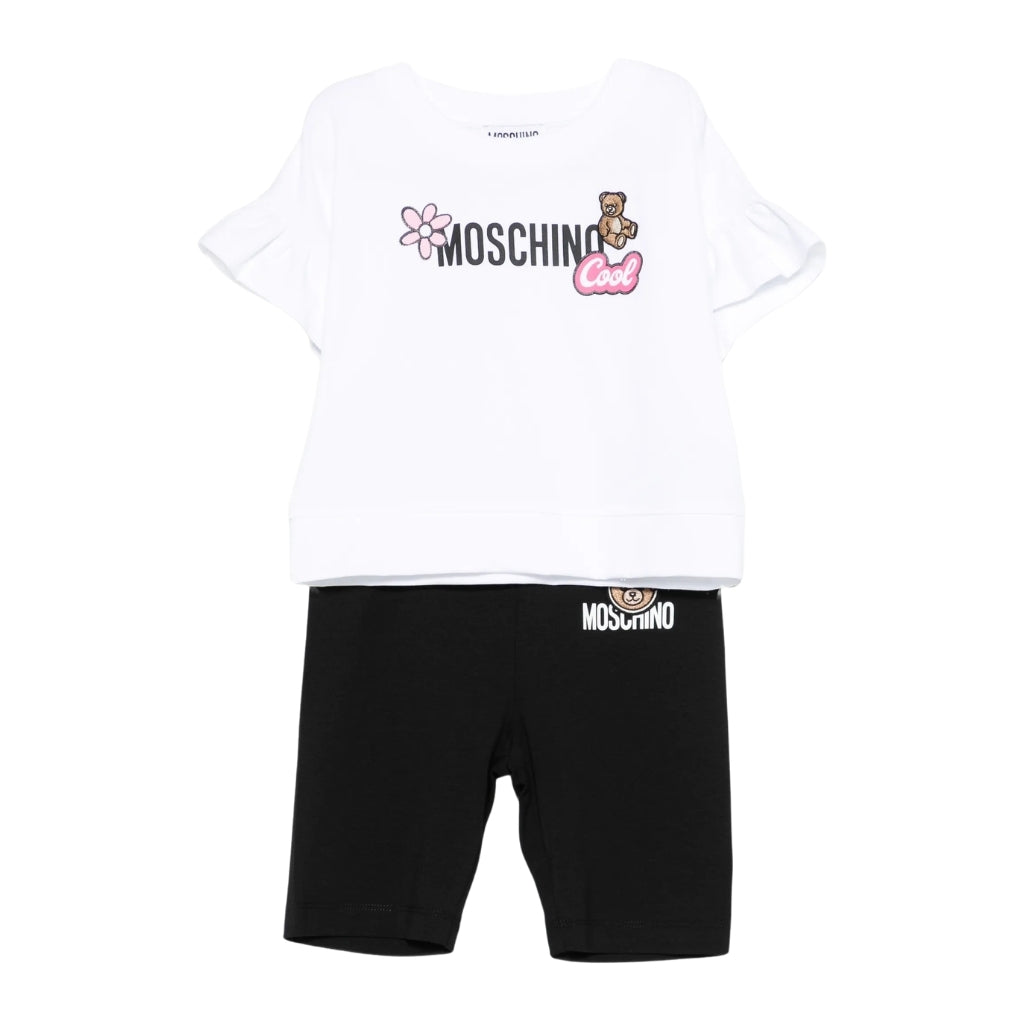 Moschino Kids T-Shirt And Shorts Set