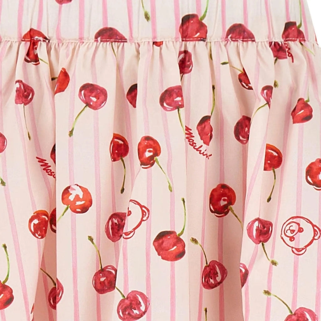 Moschino Kids Allover Cherries Skirt