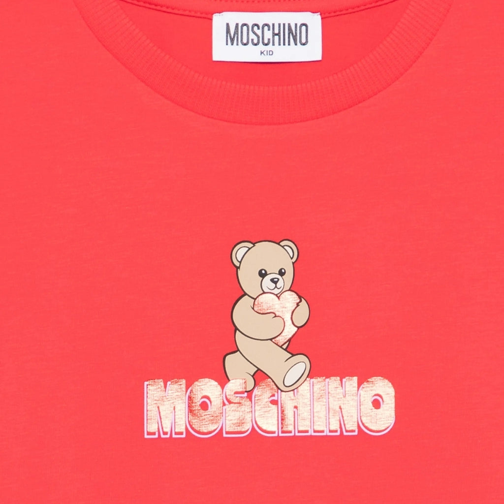 Moschino Kids Teddy Bear Maxi T-Shirt