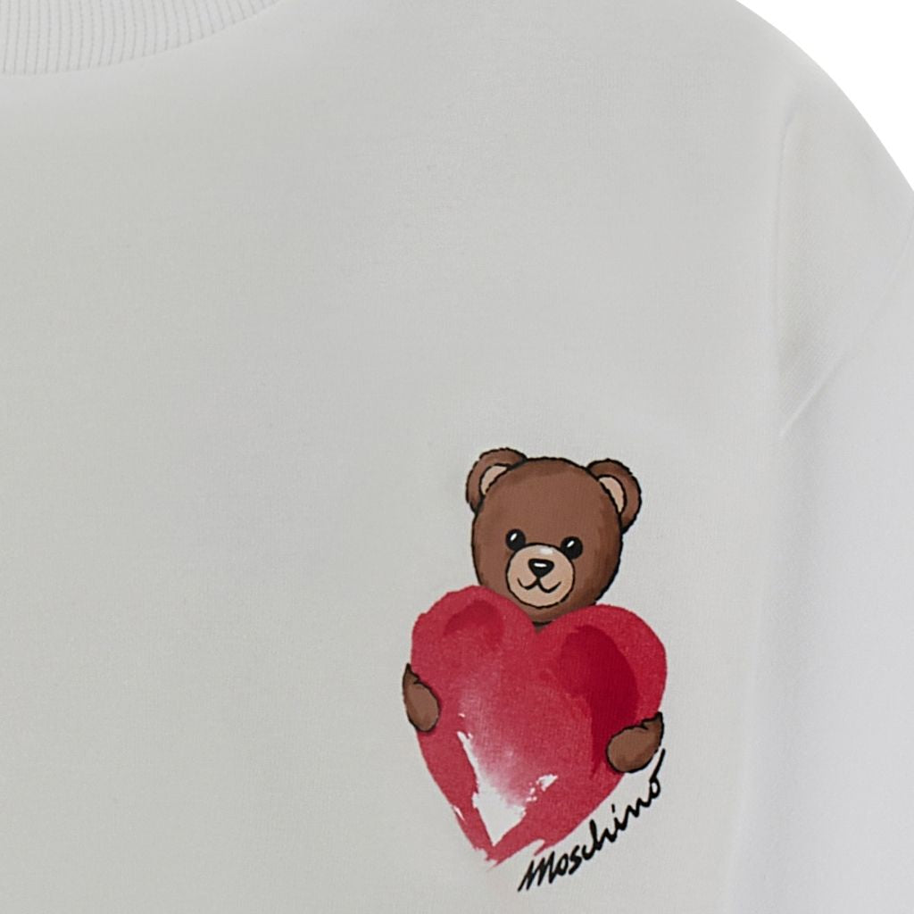 Moschino Kids Teddy Heart Maxi T-Shirt