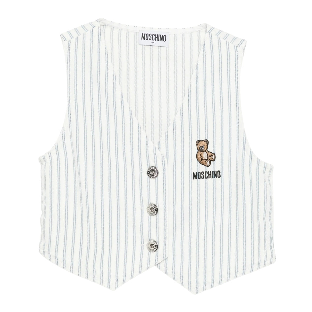Moschino Kids Stripes Gilet